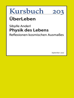 cover image of Physik des Lebens